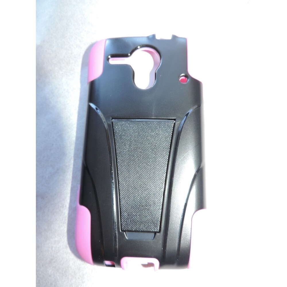 Kyocera Hydro Edge C5215 Hybrid Hard Silicone Case Cover Y Kickstand + 1 SP